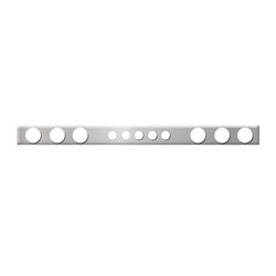 GG88009 - 1 PC CR. REAR LIGHT BAR W/ 4-7/16" & 2-1/4" HOLES