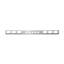GG88029 - 1 PC CR. REAR LIGHT BAR W/OVAL &2-1/4" HOLES