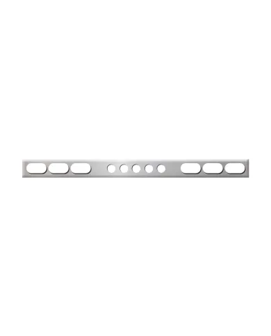 GG88029 - 1 PC CR. REAR LIGHT BAR W/OVAL &2-1/4" HOLES