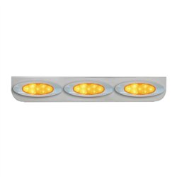 GG89066 - 24-3/4" SS L BRACKET W/3 AMBER Y2K SPYDER LED LIGHT