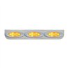 GG89066 - 24-3/4" SS L BRACKET W/3 AMBER Y2K SPYDER LED LIGHT