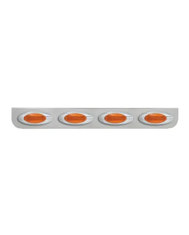 GG89070 - 33-1/4" CR L BRACKET W/4 AMBER Y2K LIGHTS