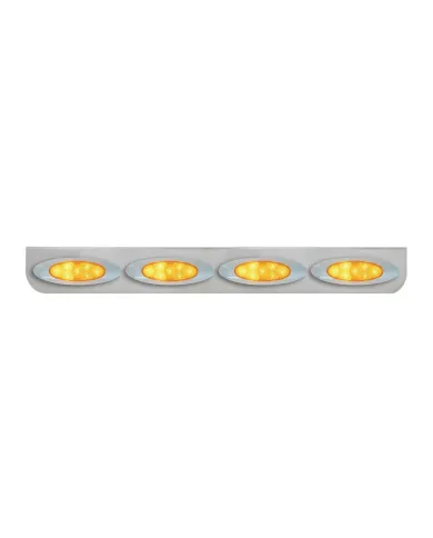 GG89076 - 33-1/4" CR L BRACKET W/4 AMBER Y2K SPYDER LED LIGHT