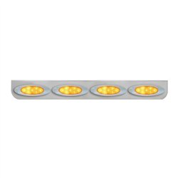 GG89086 - 33-1/4" SS L BRACKET W/4 AMBER Y2K SPYDER LED LIGHT