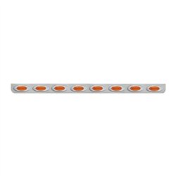 GG89090 - 79-1/2" SS L BRACKET W/8 AMBER Y2K LIGHTS