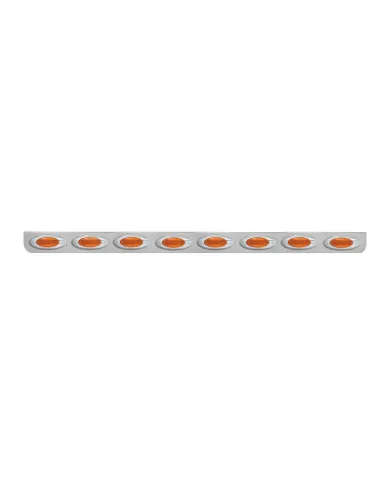 GG89090 - 79-1/2" SS L BRACKET W/8 AMBER Y2K LIGHTS