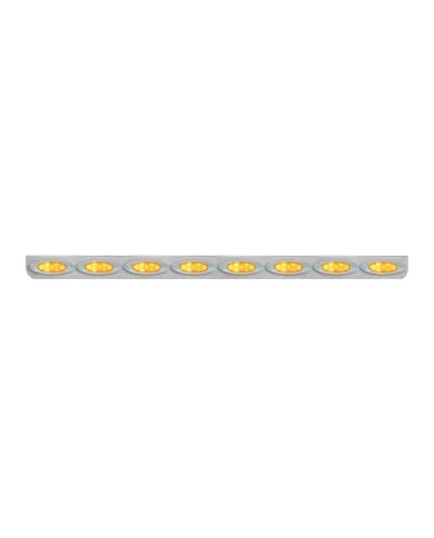 GG89096 - 79-1/2" SS L BRACKET W/8 AMBER Y2K SPYDER LED LIGHT