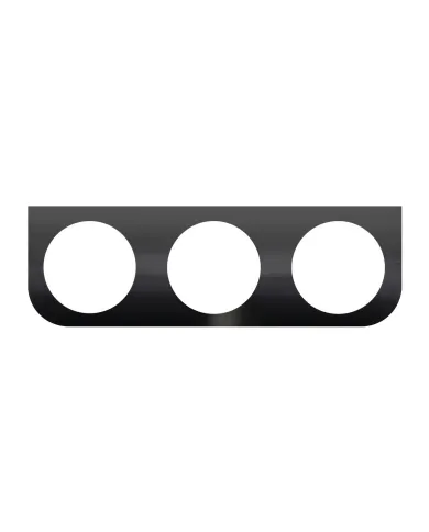 GG89229 - 3 HOLES BLACK L BRACKET FOR 4" SEALED LIGHT