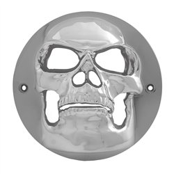 GG90090 - CR. PLASTIC 4" SKULL BEZEL COVER FOR 4" LIGHT/GROMMET