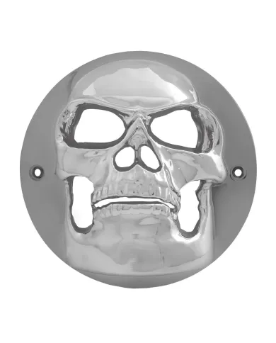 GG90090 - CR. PLASTIC 4" SKULL BEZEL COVER FOR 4" LIGHT/GROMMET