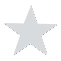 GG90212 - CR. 3" STAR W/ ADHESIVE TAPE 