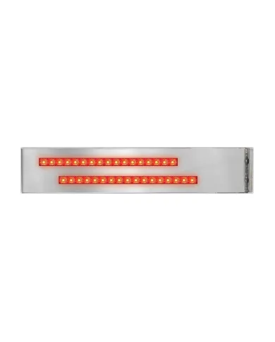 GG91381 - CR. 2 PC. LIGHT BAR W/20"L SPYDER RED/CLEAR LED LIGHT