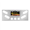 GG91659 - S.S. REAR LITE PANEL W/BACKING PLATE & OVAL/2.5" HOLES