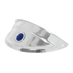 GG92472 - 7" CR. HEADLIGHT VISOR W/BLUE DOT