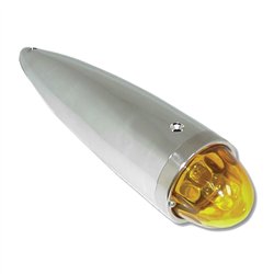 GG92500 - 3.5" CR. CAB LIGHT W/REGULAR L. AMBER GLASS LENS W/O VISOR