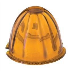 GG92801 - 3.5" LIGHT AMBER WATERMELON GLASS LENS