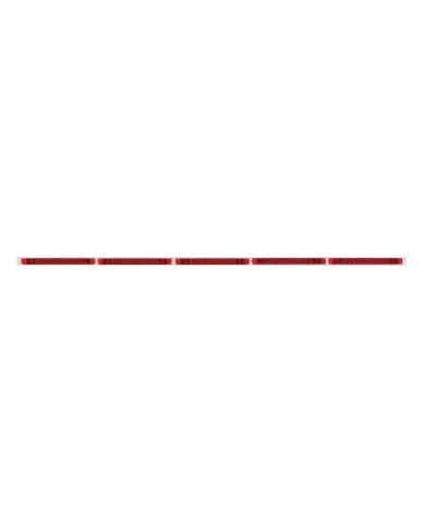 UP20949-94" Stainless Light Bracket With 5X 11 LED 17" Light Bars - Red LED/Red Lens