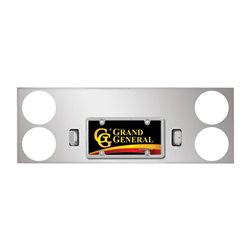 GG92810 - S.S. REAR LIGHT PANEL W/4 4-7/16" HOLES