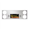 GG92810 - S.S. REAR LIGHT PANEL W/4 4-7/16" HOLES