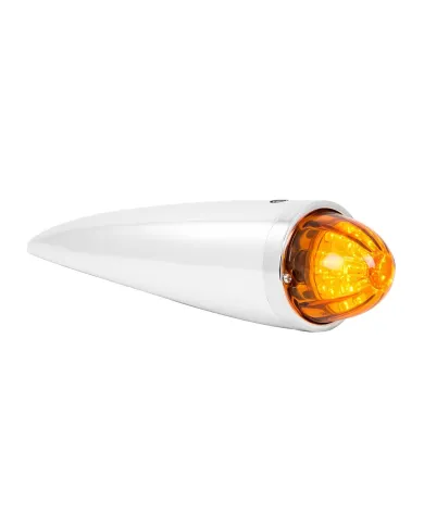 GG93062 - CAB AM LED LIGHT W/WATERMELON D. AMBER GLASS LENS W/O VISOR