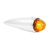 GG93062 - CAB AM LED LIGHT W/WATERMELON D. AMBER GLASS LENS W/O VISOR
