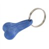 GG93352 - BLUE RUBBER BIG BALLZ KEY CHAIN 
