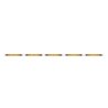 UP20952-94" Stainless Light Bracket With 5X 11 LED 17" Light Bars & Bezels - Amber LED/Amber Lens