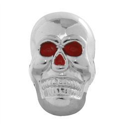 GG93750 - CR. DIE CAST RED EYE SKULL RADIO KNOB W/O BONE