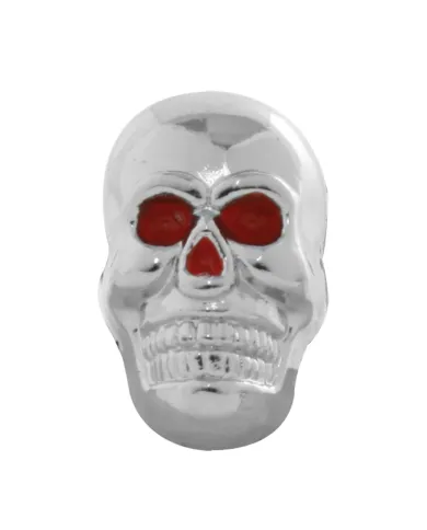 GG93750 - CR. DIE CAST RED EYE SKULL RADIO KNOB W/O BONE
