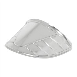 GG93818 - S.S. HEADLIGHT VISOR W/O HOLE IN CENTER