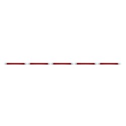 UP20953-94" Stainless Light Bracket With 5X 11 LED 17" Light Bars & Bezels - Red LED/Red Lens