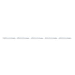 UP20954-94" Stainless Light Bracket With 5X 11 LED 17" Light Bars & Bezels - Amber LED/Clear Lens