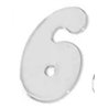 GG94216 - 4" CR. NUMBER-6 W/TAPE 