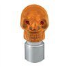 GG94500 - SS CAP & AMBER PLASTIC SKULL 