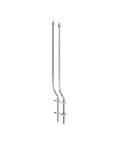GG94630 - 1" CR. BUMPER GUIDE W/AMBER PLASTIC CAP