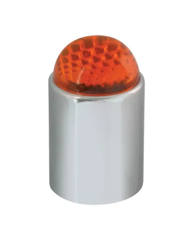 GG94730 - 1" CR. CAP & AMBER FULL MOON LENS FOR BUMPER GUIDE