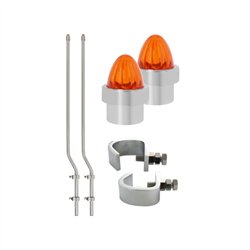 GG94820 - 1" CR. AMBER WATERMELON LIGHTED BUMPER GUIDE