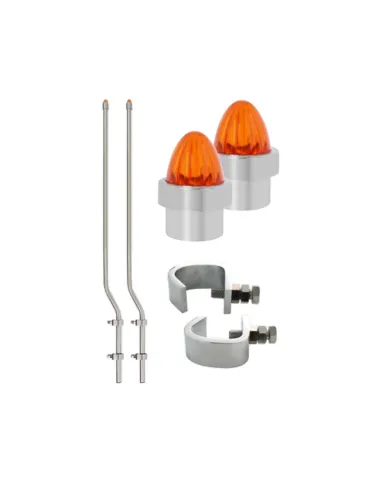 GG94820 - 1" CR. AMBER WATERMELON LIGHTED BUMPER GUIDE