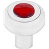 GG95365 - SCREW-IN CR. ALUM. TRAILER KNOB W/RED JEWEL