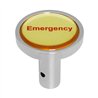 GG96292 - 1-23/32" PIN HOLE CR ALUM. AIR CONTROL KNOB W/GOLD EMERGENCY