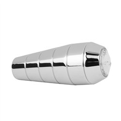 GG96562 - CR. ALUM. SPOT LIGHT HANDLE W/CLEAR CRYSTAL