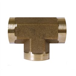 GG99410 - 1/8" BRASS FULL FEMALE PIPE TEE
