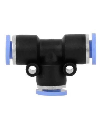 GG99509 - 1/4" O.D. PLASTIC T/TEE QUICK PUSH&LOCK AIR CONNECT FITTING