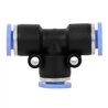 GG99509 - 1/4" O.D. PLASTIC T/TEE QUICK PUSH&LOCK AIR CONNECT FITTING