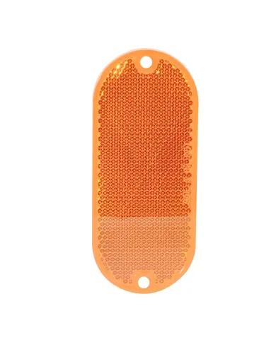 GG99560 - OBLONG AMBER REFLECTOR W/ADHESIVE TAPE