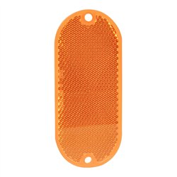 GG99565 - OBLONG AMBER REFLECTOR W/HOLES
