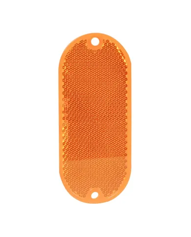 GG99565 - OBLONG AMBER REFLECTOR W/HOLES