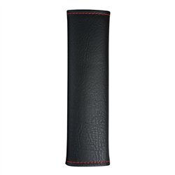 GG99796 - BLACK W/ RED STITCHING SEAT BELT COMFORT PAD COVER