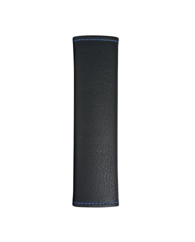 GG99798 - BLACK W/ BLUE STITCHING SEAT BELT COMFORT PAD COVER