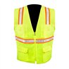 GG99930 - HI-VIZ SAFETY VEST W/ MULTIPLE 6 POCKETS SIZE L